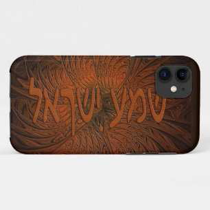 Carved Wood Shema Yisrael Case-Mate iPhone Case
