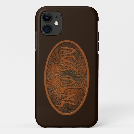 Carved Wood Shema Yisrael Case-Mate iPhone Case (Achterkant)