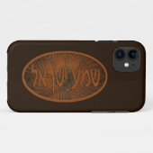 Carved Wood Shema Yisrael Case-Mate iPhone Case (Achterkant (horizontaal))