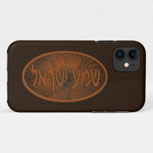 Carved Wood Shema Yisrael Case-Mate iPhone Case
