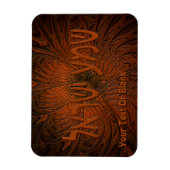 Carved Wood Shema Yisrael Magneet (Verticaal)