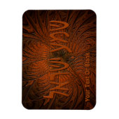 Carved Wood Shema Yisrael Magneet (Verticaal)