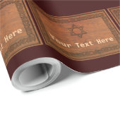 Carved Wood Star van David Cadeaupapier (Rol Hoek)