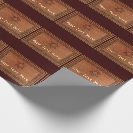Carved Wood Star van David Cadeaupapier (Hoek)