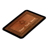 Carved Wood Star van David Magneet (Linkerzijde)