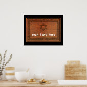 Carved Wood Star van David Poster (Keuken)