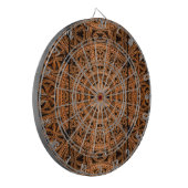 Carved Wood Symmetry Dartbord (Voorkant Links)