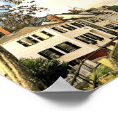 Carver and Leyden Streets, Plymouth, Massachusetts Poster (Hoek)