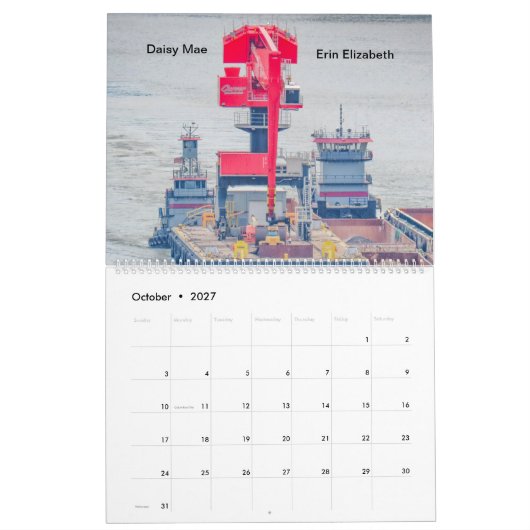 Carver Bedrijven Tugs 2025 Kalender (Okt 2027)