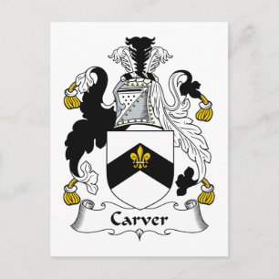 Carver Family Crest Briefkaart
