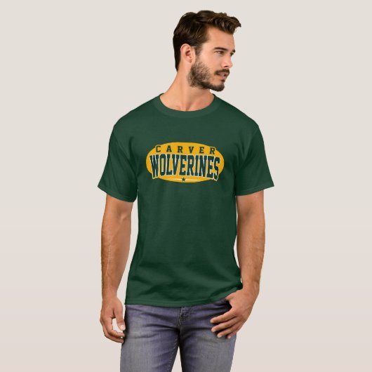 Carver High School, Wolverines T-shirt (Voorkant volledig)