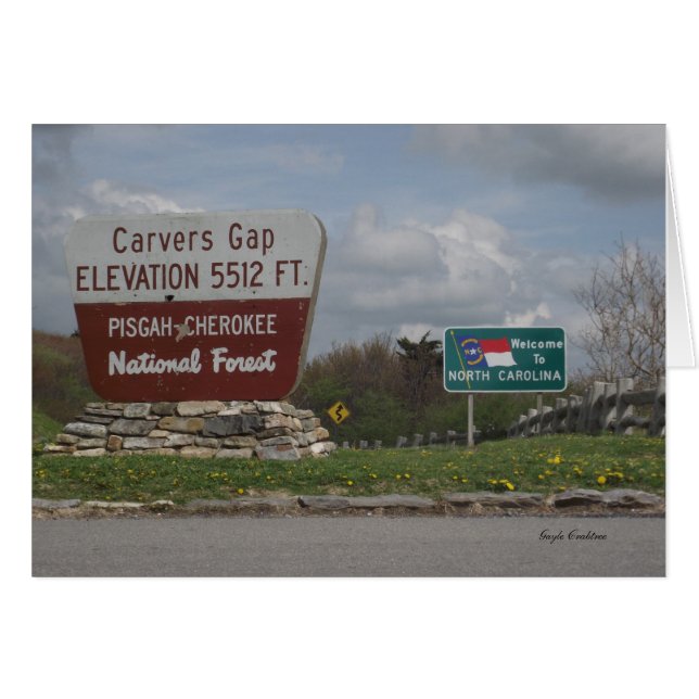 Carvers Gap Pisgah-Cherokee National Forest TN NC (Voorkant Horizontaal)