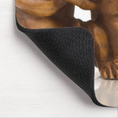 Carving of three wooden monkeys muismat (Hoek)