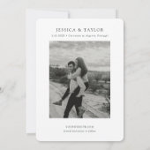 Carvoeiro in Algarve Portugal Foto Save the Date Kaart (Achterkant)