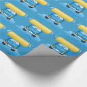 Carwash cartoon cadeaupapier (Hoek)