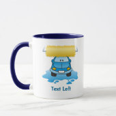 Carwash cartoon mok (Links)