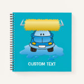Carwash cartoon notitieboek (Voorkant)