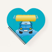 Carwash cartoon notitieboek (Voorkant)