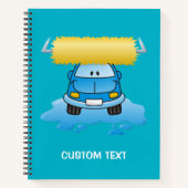 Carwash cartoon notitieboek (Voorkant)