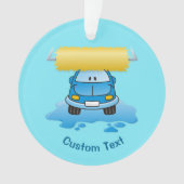 Carwash cartoon ornament (voorkant)