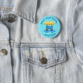 Carwash Cartoon Pinback Button (In situ)