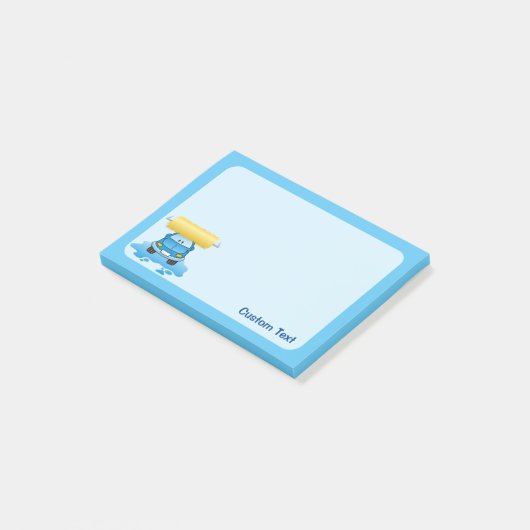 Carwash Cartoon Post-it® Notes (Schuin)