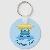 Carwash Cartoon Sleutelhanger (Voorkant)