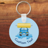 Carwash Cartoon Sleutelhanger (Voorkant)