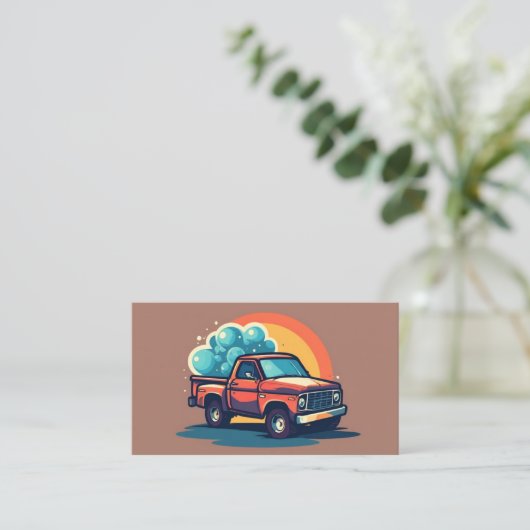 CARWASH customer loyalty punch card (Staand voorkant)