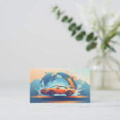 CARWASH customer loyalty punch card (Staand voorkant)