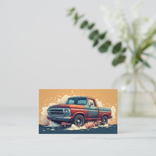 CARWASH customer loyalty punch card (Staand voorkant)