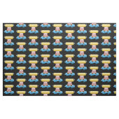 Carwash Pig Cartoon Pattern Stof (Fat Quarter)