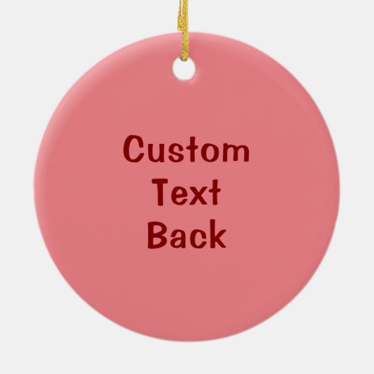 Carwash Pig Keramisch Ornament (Achterkant)