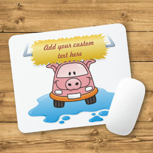 Carwash Pig Muismat