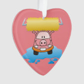 Carwash Pig Ornament (voorkant)