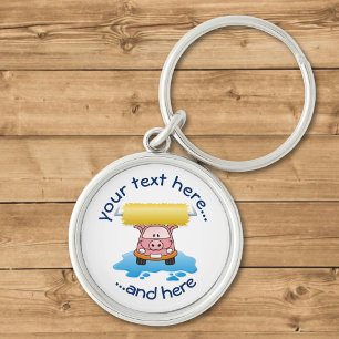 Carwash Pig Sleutelhanger