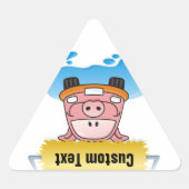 Carwash Pig Sticker (Voorkant)