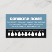 carwash punch card klantenkaartje (Achterkant)
