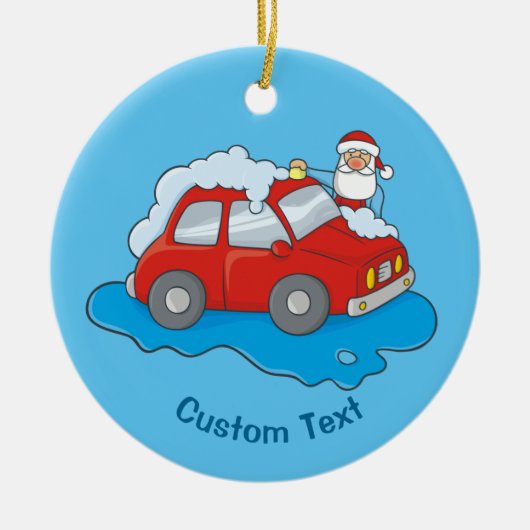 Carwash Santa Ornament (Voorkant)