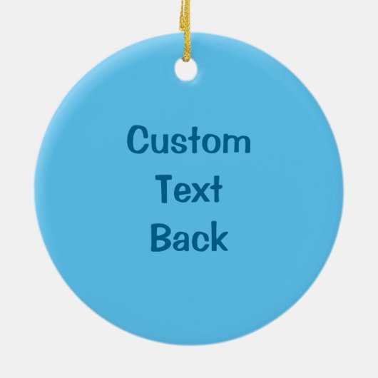 Carwash Santa Ornament (Achterkant)