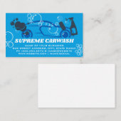 Carwash | Zeepbellen | Auto-Logo Visitekaartje (Voorkant / Achterkant)