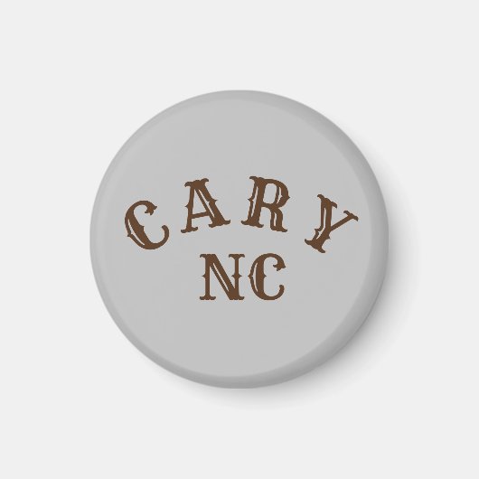 Cary, North Carolina Magneet (Voorkant)
