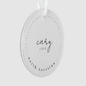 Cary North Carolina Travel USA Ornament (voorkant)