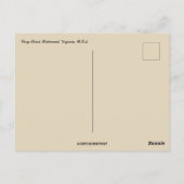  Cary Street Richmond Briefkaart (Achterkant)