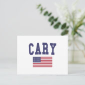 Cary US Flag Briefkaart (Staand voorkant)