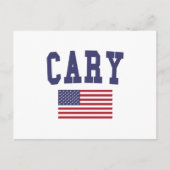 Cary US Flag Briefkaart (Voorkant)
