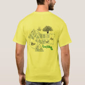 Cary Village Mall - Doublesided - Map T-shirt (Achterkant)