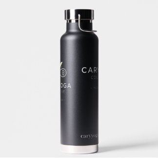 Cary Yoga Collective - Sleek Black Travel Mug Insu Waterfles