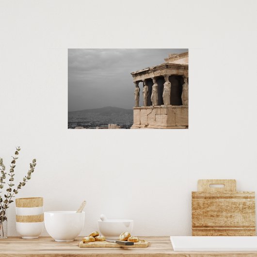 Caryatid Porch Poster (Keuken)