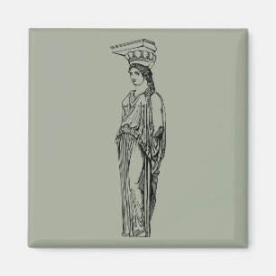 Caryatis mythologie, geschiedenis, griekenland uit magneet